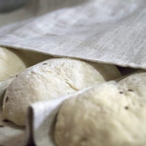 Linen Bakers Couche 26x34in. Proofing Cloth.Bake Ware Canvas.Pure Flax Linen 100%. Bread Baguettes loafs.Hand-crafted Couch.